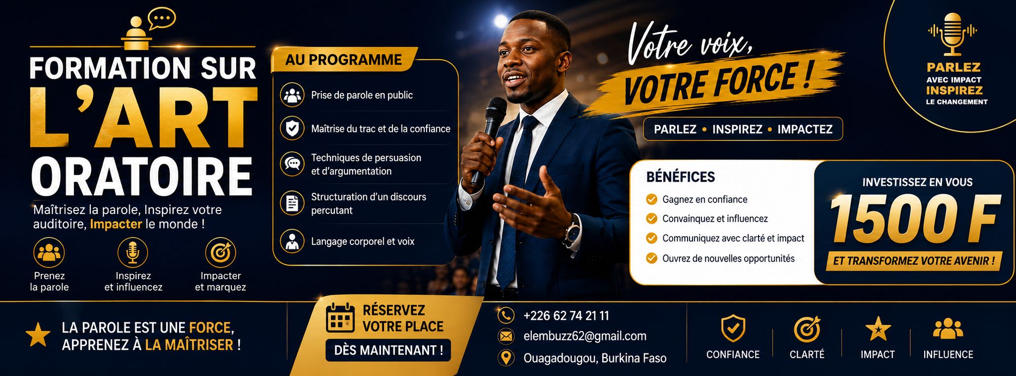 FORMATION SUR L'ART ORATOIRE