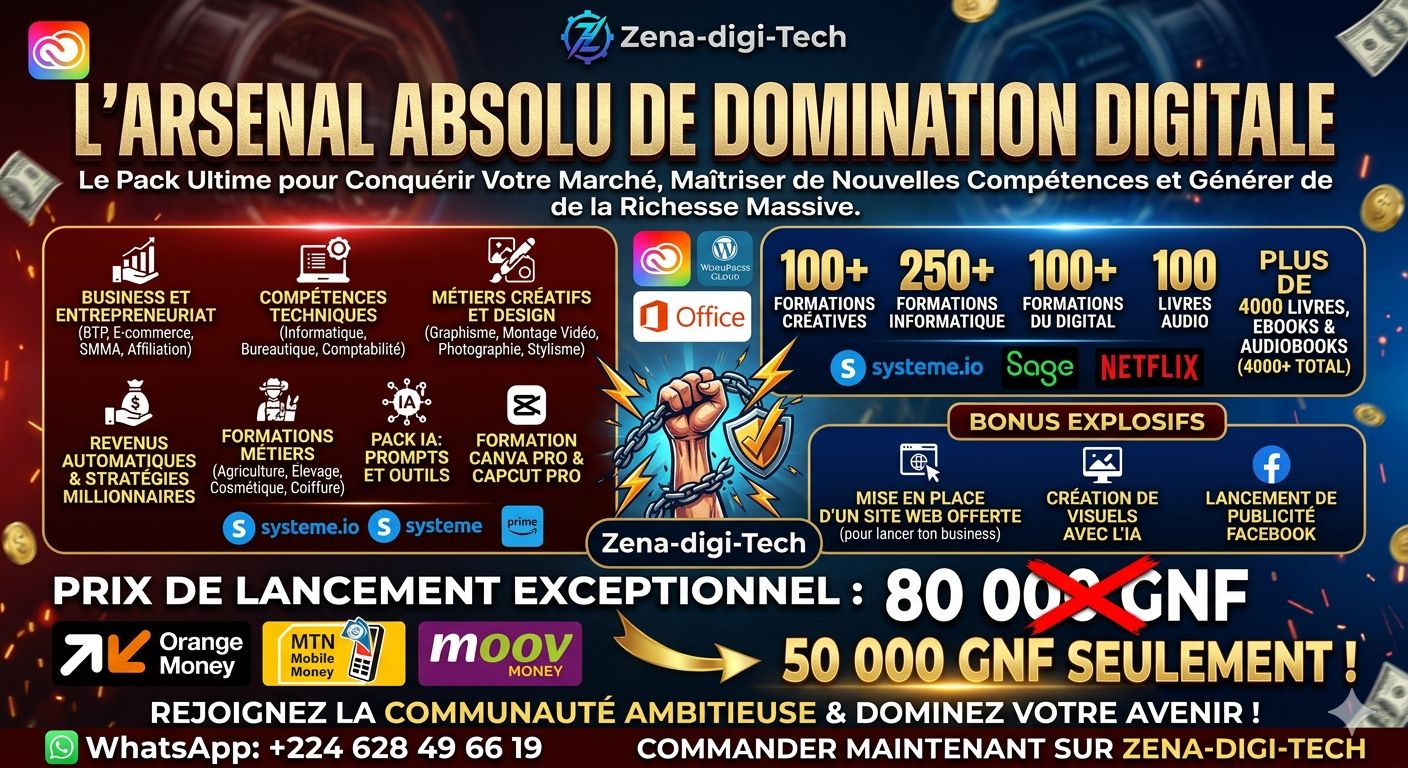 L'ARSENAL ABSOLU DE DOMINATION DIGITALE
