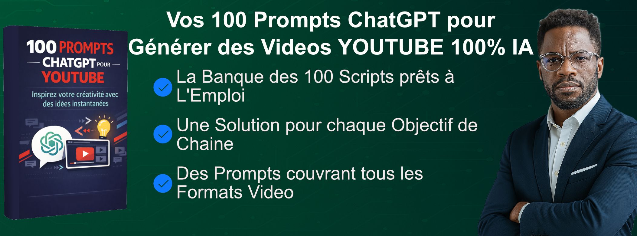 100 PROMPTS CHATGPT POUR YOUTUBE