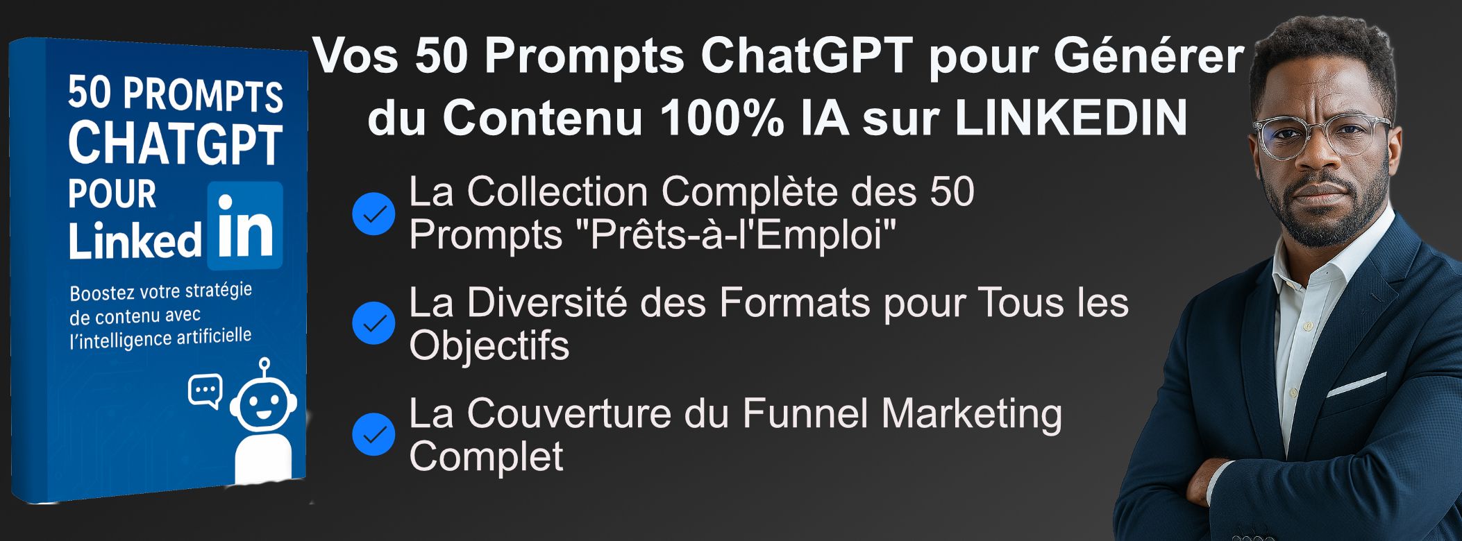 50 PROMPTS CHATGPT POUR LINKEDIN