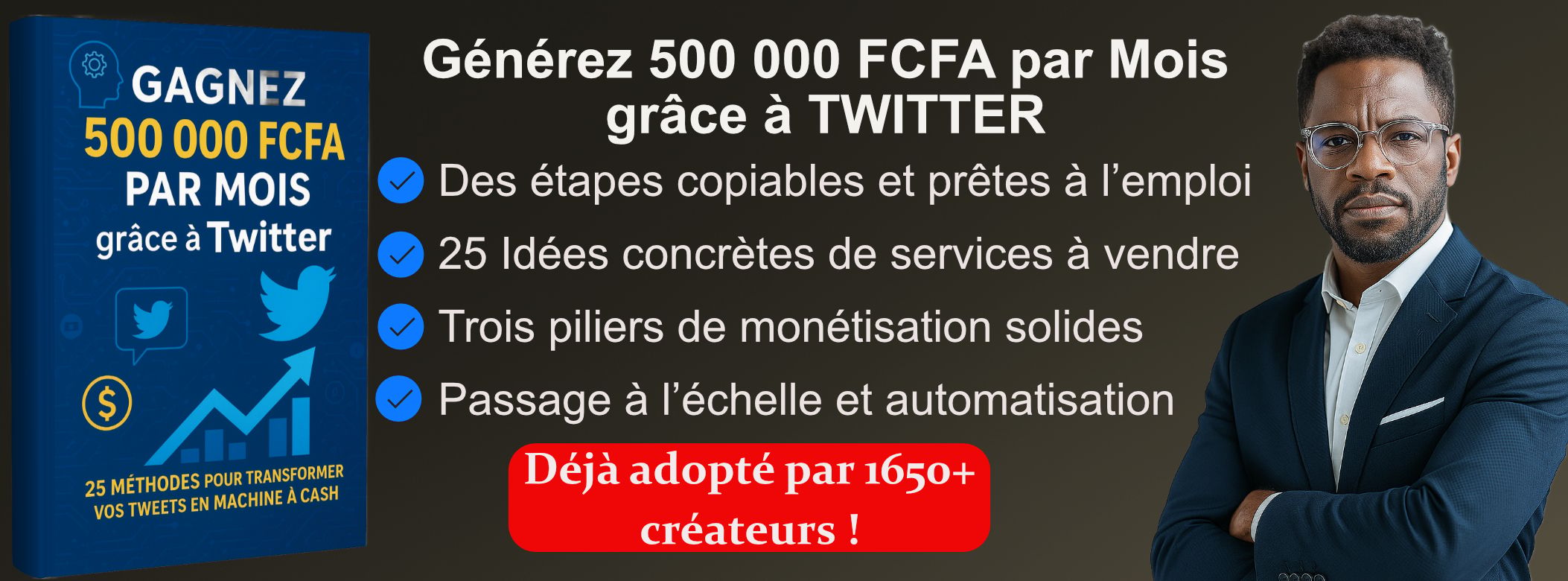 Gagnez environ 500 000 FCFA par Mois grâce à Twitter