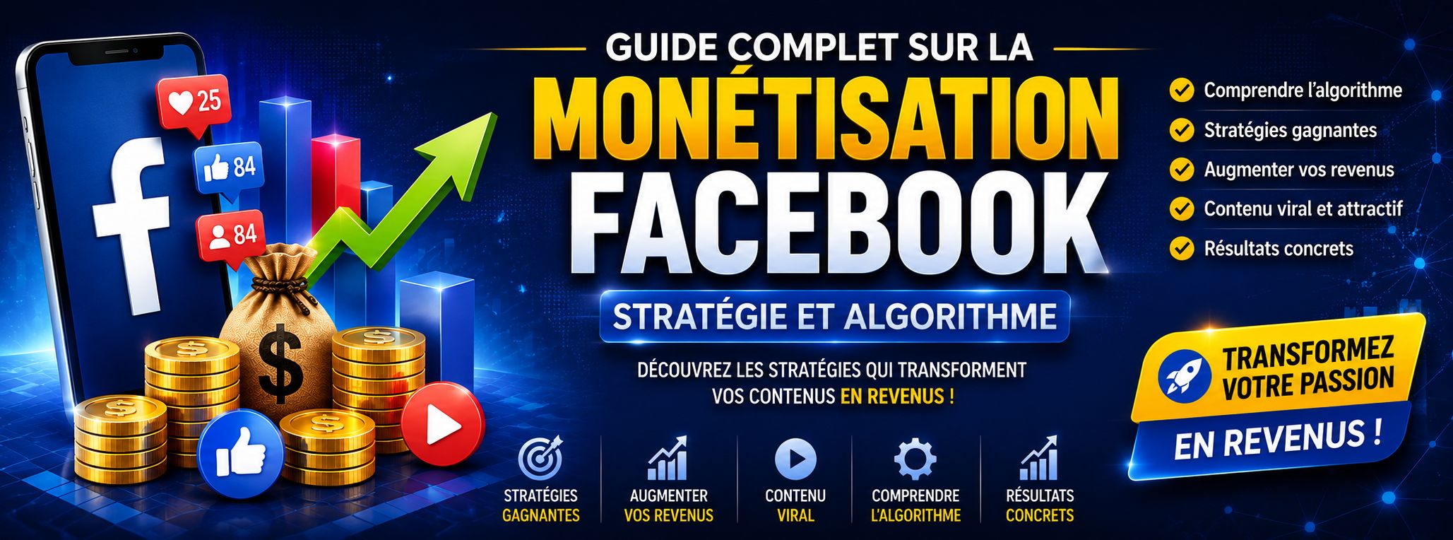 Guide sur la monétisation Facebook