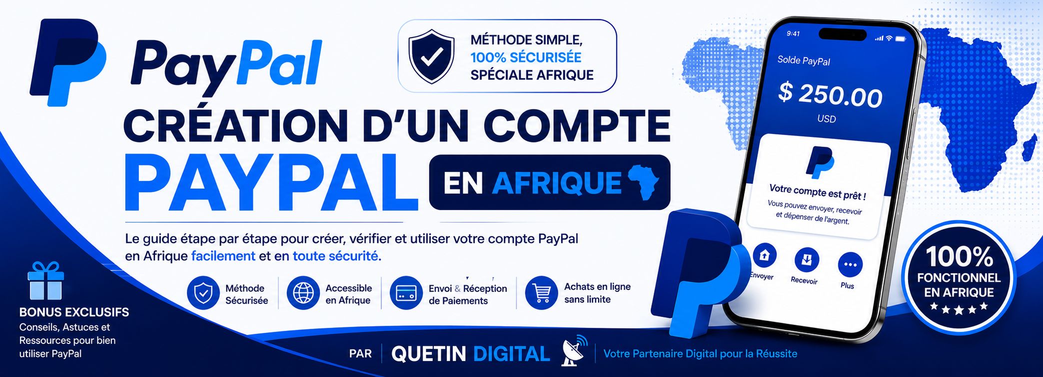 Formation sur la création d'un compte PayPal en Afrique