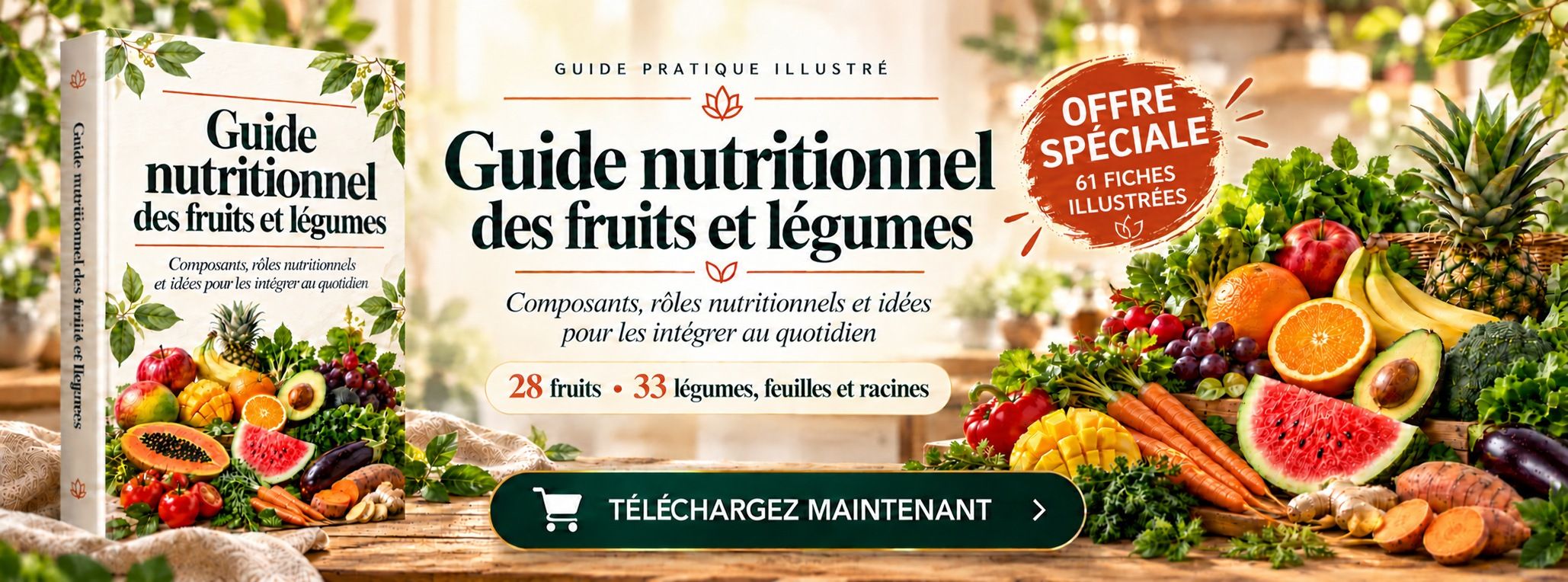 61 TRÉSORS VÉGÉTAUX — le guide illustré pour enrichir vos repas au quotidien