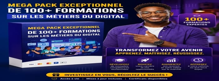 🚀 Mega Pack Business Digital 2026 — Lance Ton Business En Ligne De A à Z