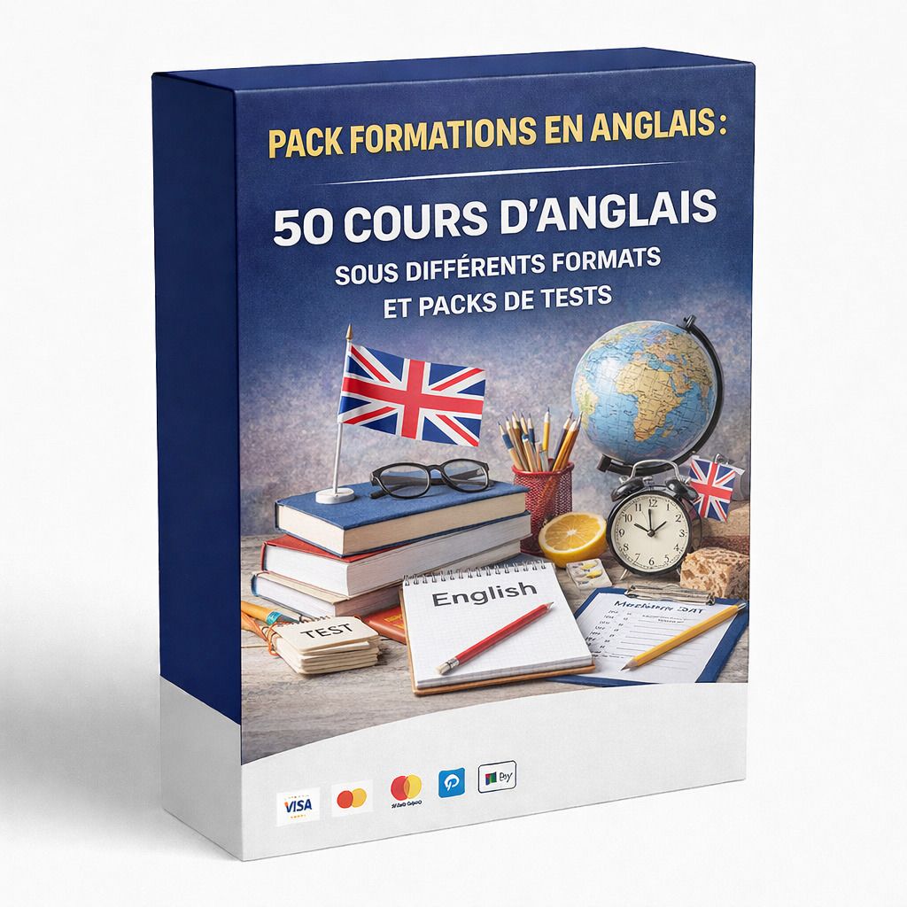 đŹđ§ Pack Ultime pour Apprendre lâAnglais Rapidement â VidĂ©os, PDF, Audios & Tests Inclus