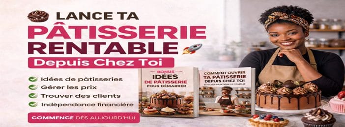 🍰 Lancez votre activité de pâtisserie rentable en 30 jours depuis chez vous