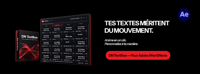 DN Textflow — Animations de texte pour After Effects