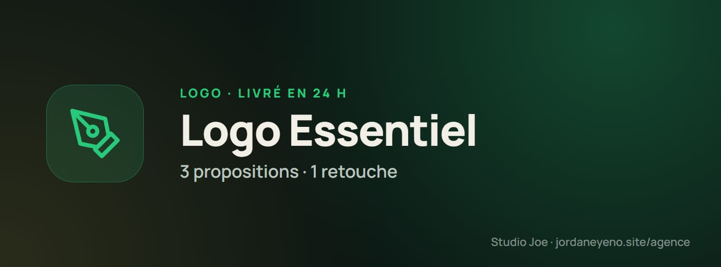 Logo Essentiel : 3 propositions en 24 h