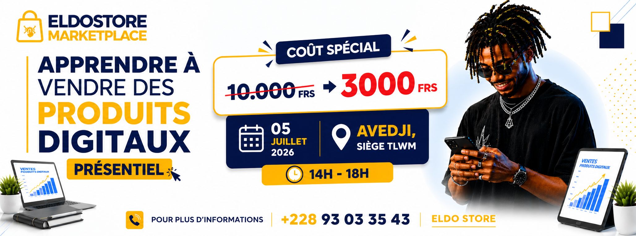Formation en création et vente des produits digitaux (Spécial TLWM)