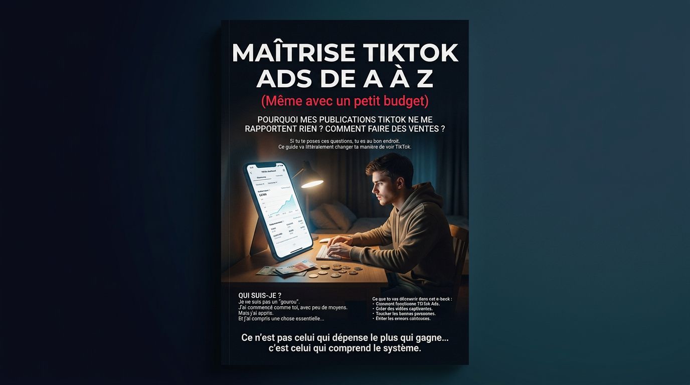 Maîtrise de tiktok ADS de A à Z sans un grand budget