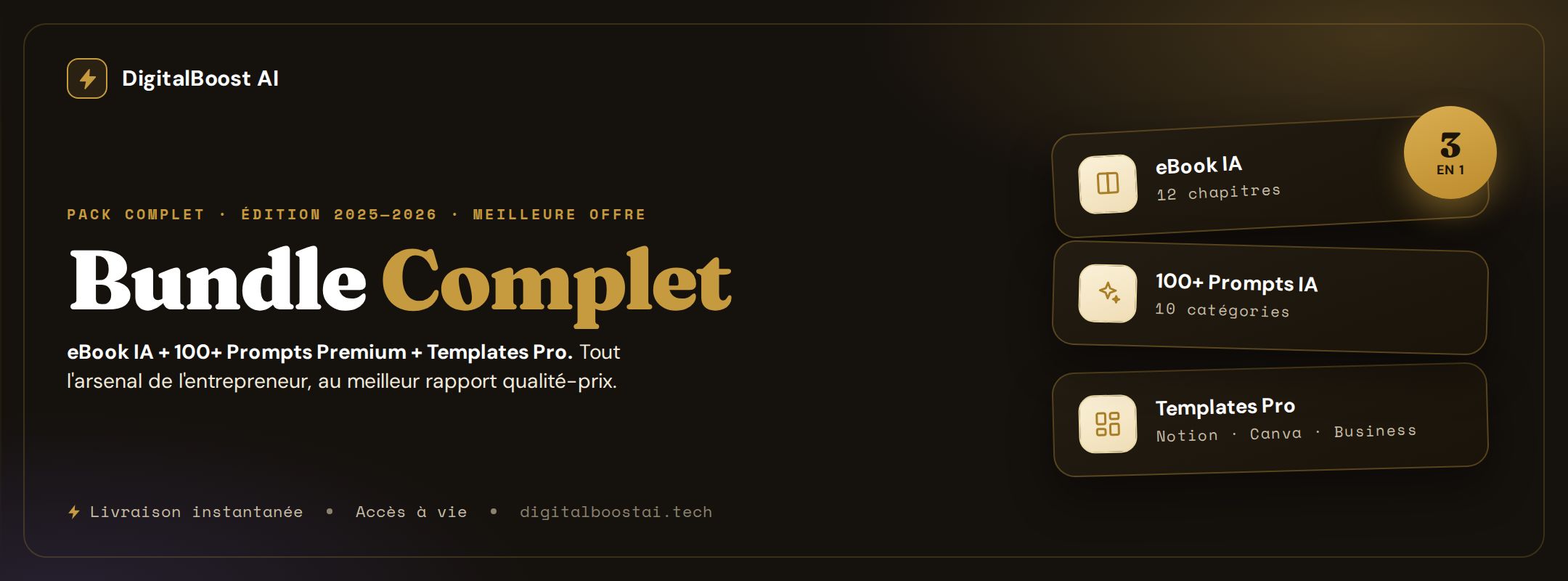 Bundle Complet eBook Prompts Templates