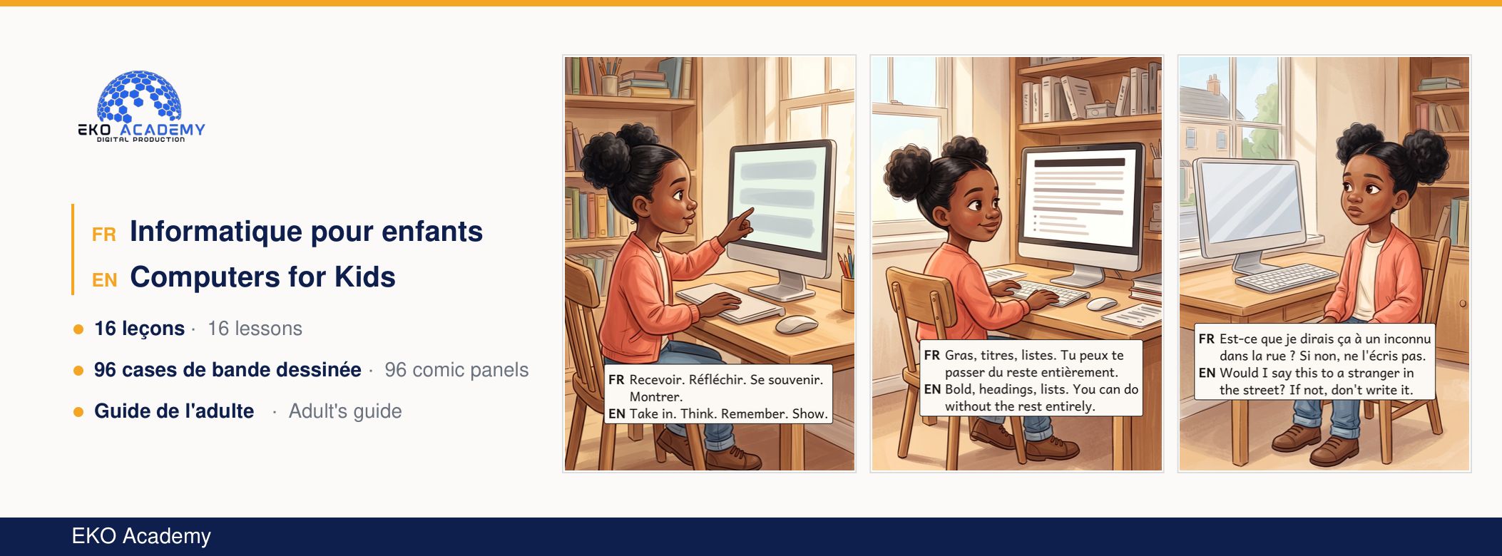 Informatique pour enfants / Computers for Kids