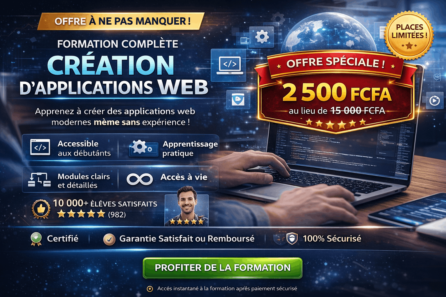 Formation sur la création d'application web