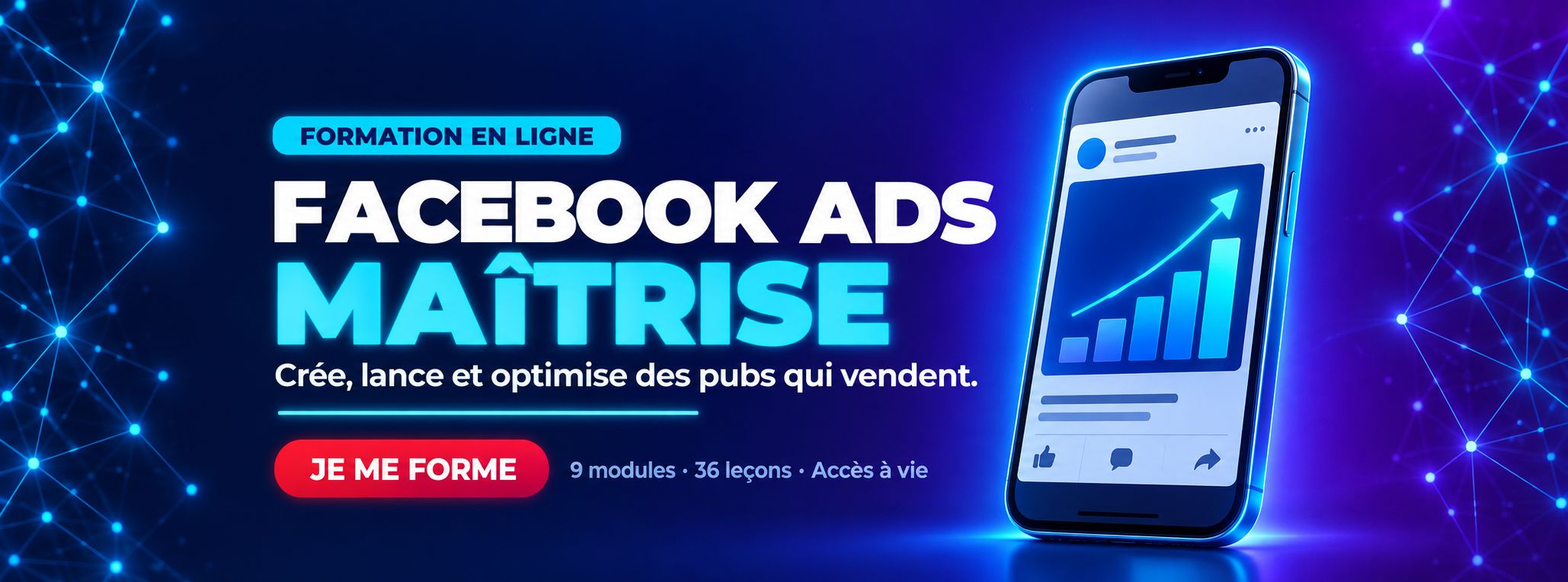 Facebook Ads Maîtrise : la formation complète pour vendre avec la publicité Meta