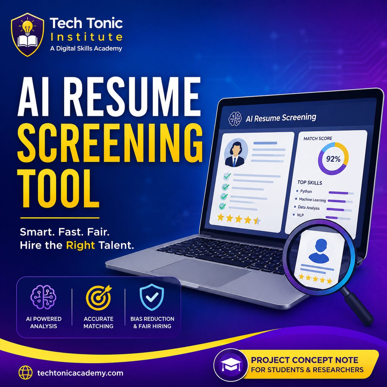 PROJECT CONCEPT : AI RESUME SCREENING TOOL