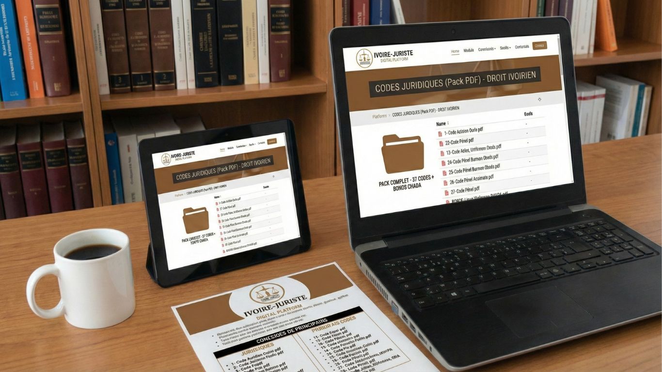 Pack Codes Juridiques 2026 - Côte d'Ivoire
