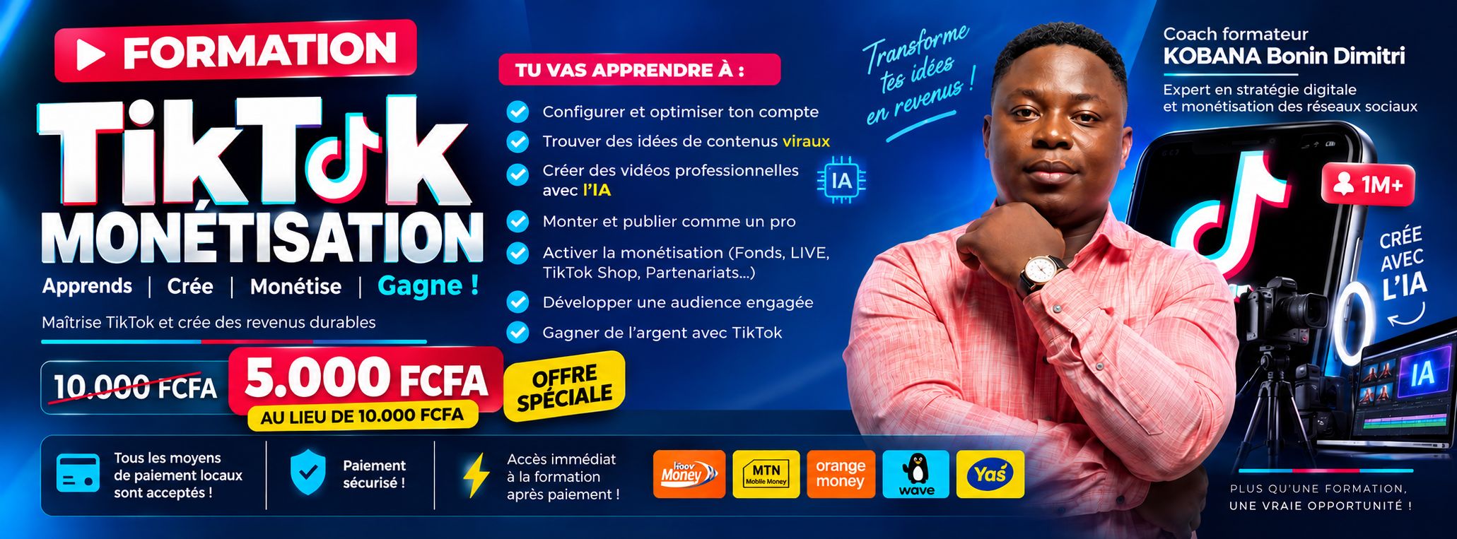 FORMATION TIKTOK MONETISE
