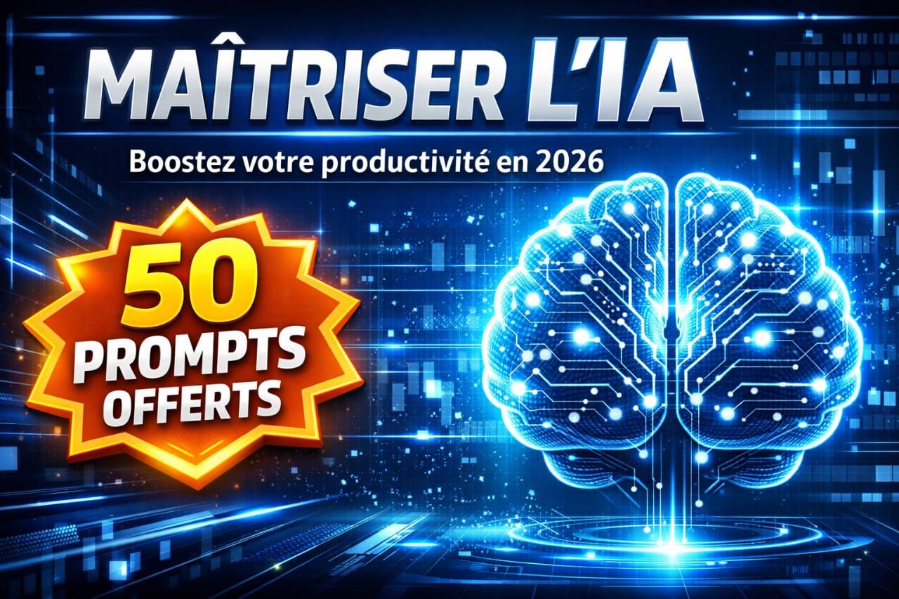 Pack Ultime : Maîtriser l'IA & 50 Prompts de Productivité (Édition 2026)