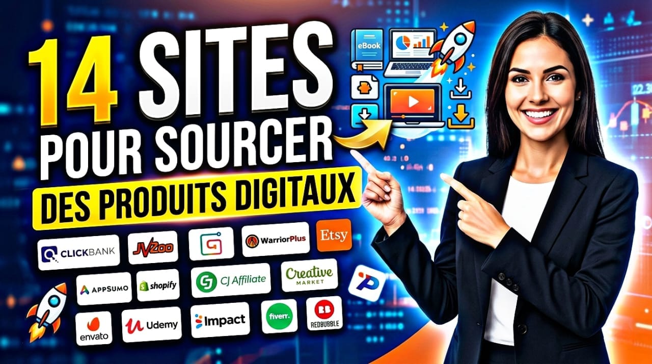 14 SITES DE PRODUITS DIGITAUX