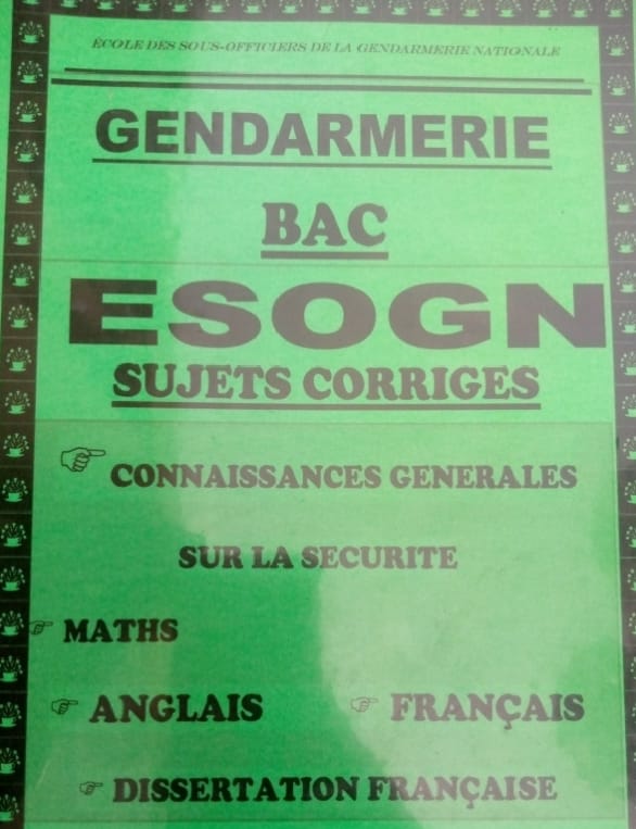 FASCICULE CONCOURS ESOGN (GENDARMERIE)