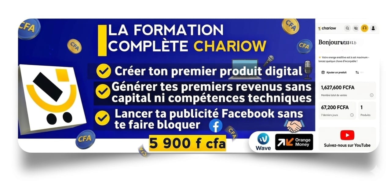 FORMATION COMPLÈTE  (GUIDE CHARIOW)