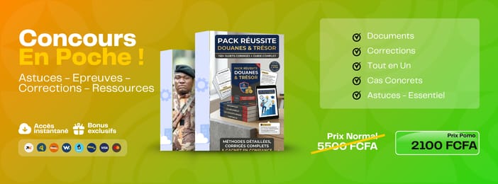 Concours Douanes & Trésor: Pack de Préparation Premium - 150 Sujets Corrigés + Guide Essentiel