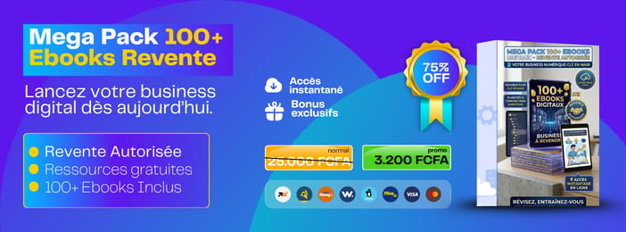 Mega Pack 100+ Ebooks Digitaux – Revente Autorisée (Offre Limitée)