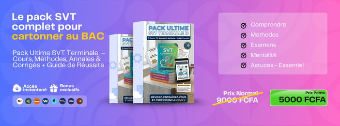 Pack Ultime SVT Terminale – BAC (Cours + TD + Annales + Corrigés + Planches + E-book Coaching)