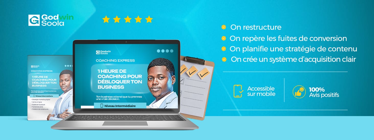 Fast Coaching d'une heure pour débloquer ton business aujourd'hui