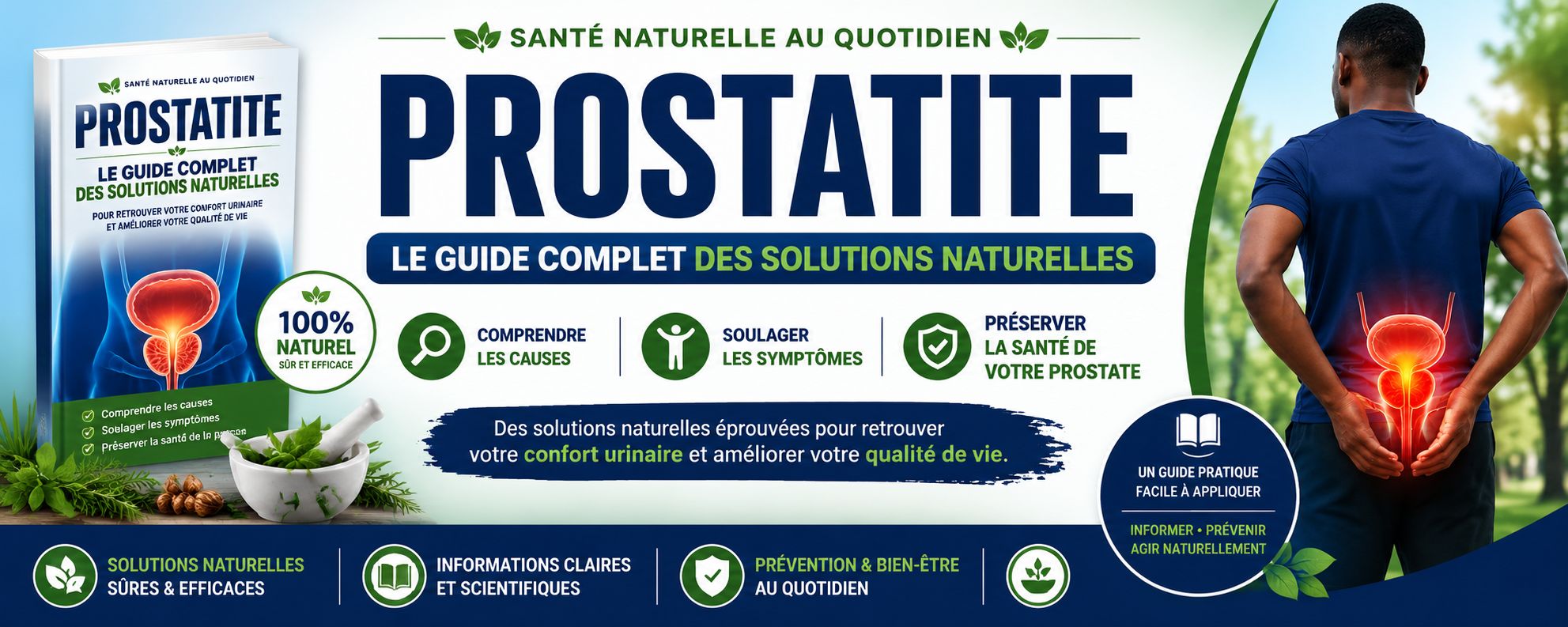 Prostatite : Le Guide Complet des Solutions Naturelles pour Retrouver votre Confort Urinaire