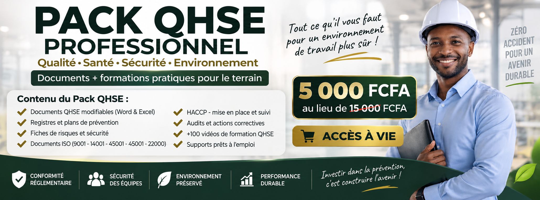 Kit QHSE pour Maîtriser Qualité, Hygiène, Sécurité et Environnement