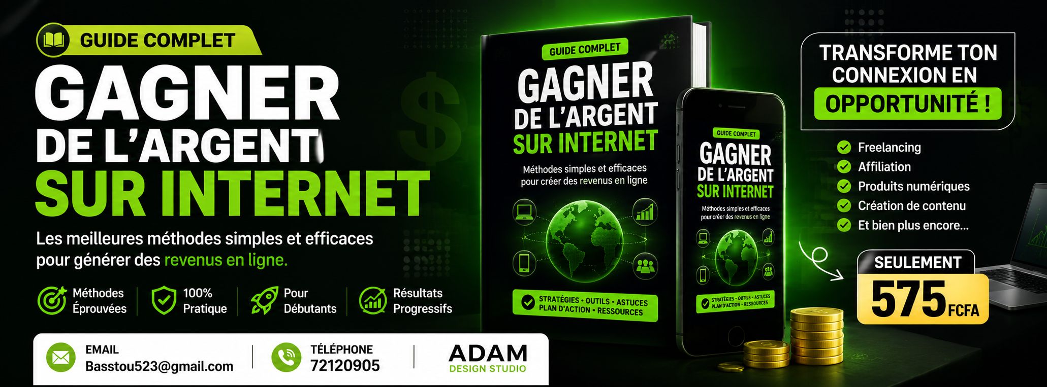Guide ;Gagner de l'argent sur internet