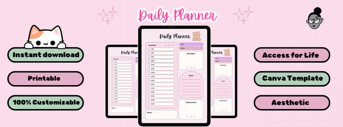Pastel Daily Planner
