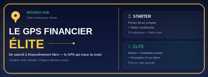 GPS Financier Élite™ : Le tableau de bord pour piloter votre argent