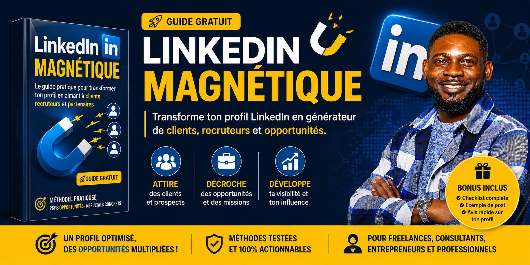 🚀 Transformer ton profil LinkedIn en véritable machine à CASH — Guide GRATUIT