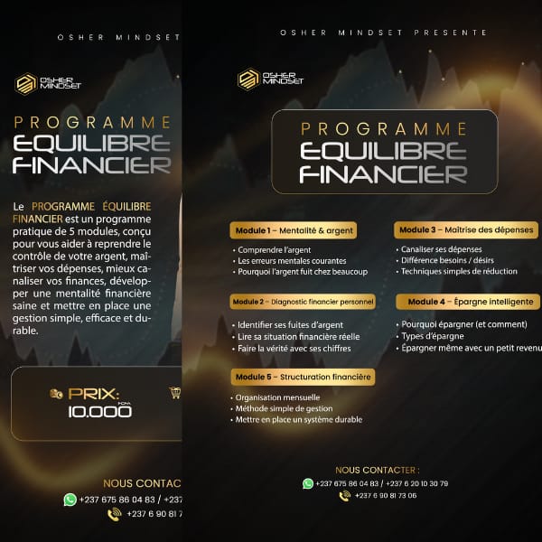 PROGRAMME EQUILIBRE FINANCIER