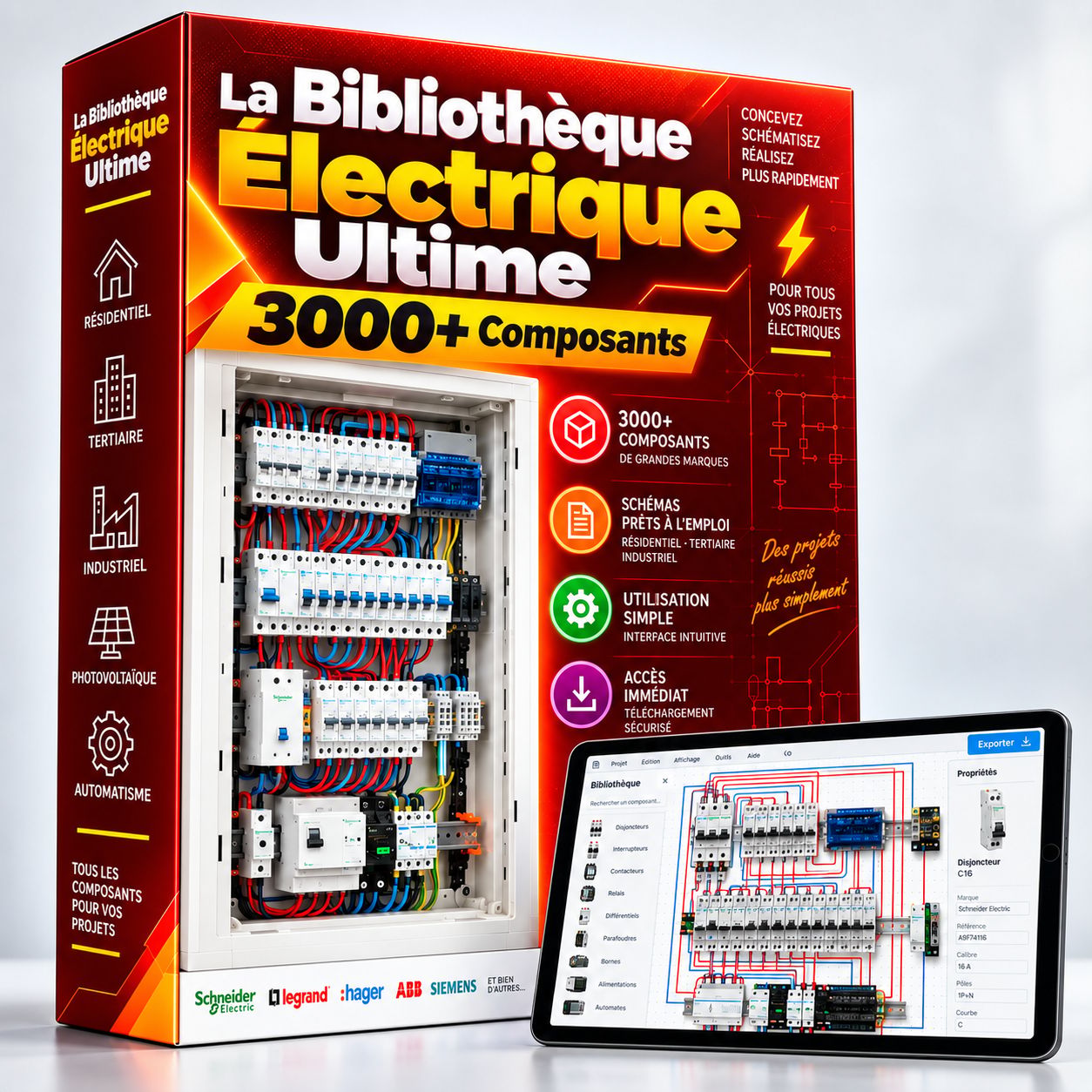 La Bibliothèque Électrique Ultime — 3000+ Composants