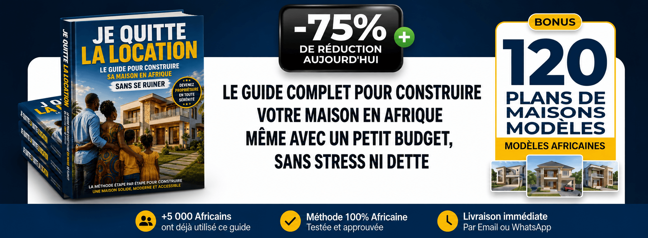 📖 GUIDE DE CONSTRUCTION : Construis Ta BELLE maison en 06 mois Avec un Petit Budget et Sans Prêt