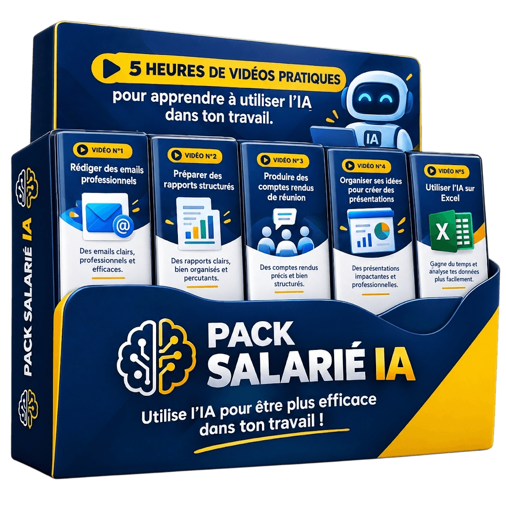 Pack Salarié IA : Deviens un employé INDISPENSABLE dans ton travail