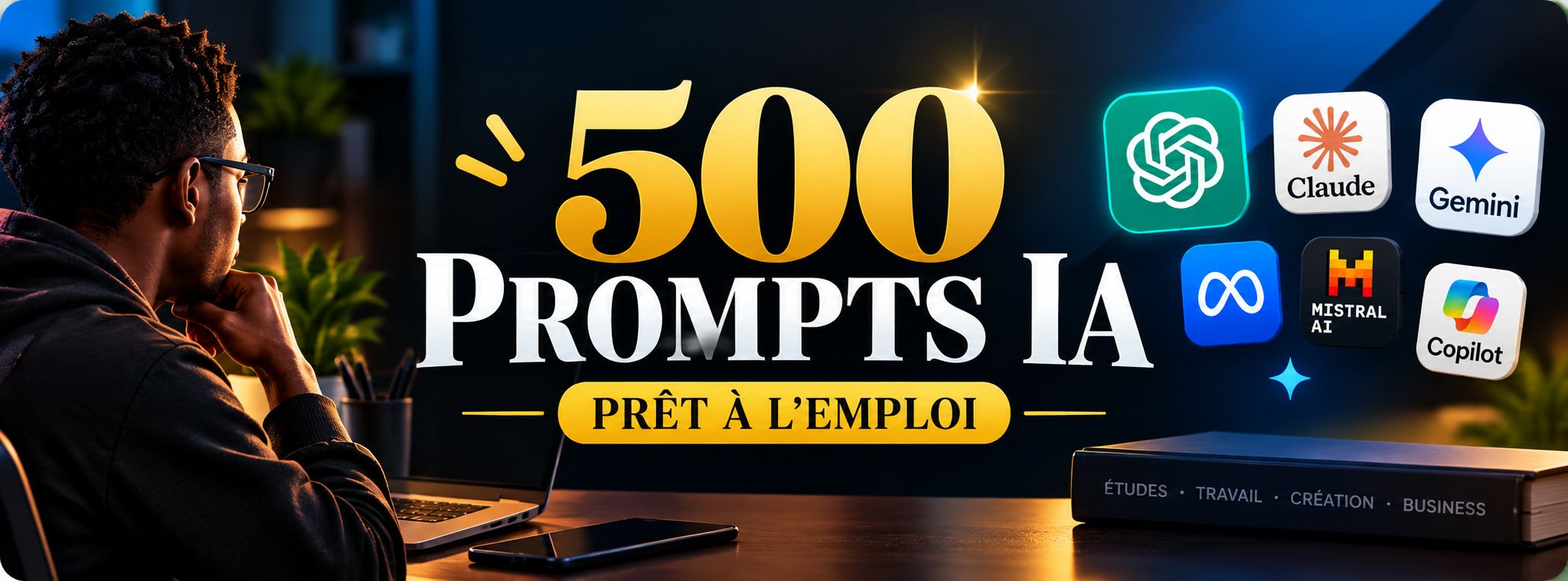 500 Prompts IA Prêts à l’Emploi