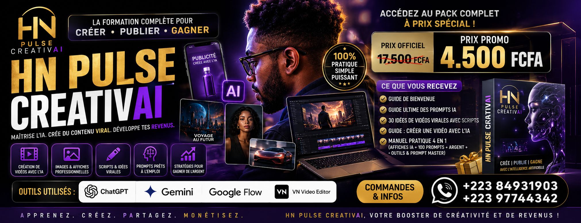De 0 à 300K Audiences : Masterclass Avancée en Créativité Tech