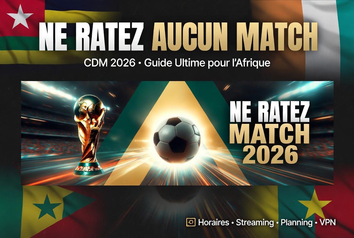 Guide Ultime Coupe du Monde 2026
(Simple, clair, professionnel – très bon choix)