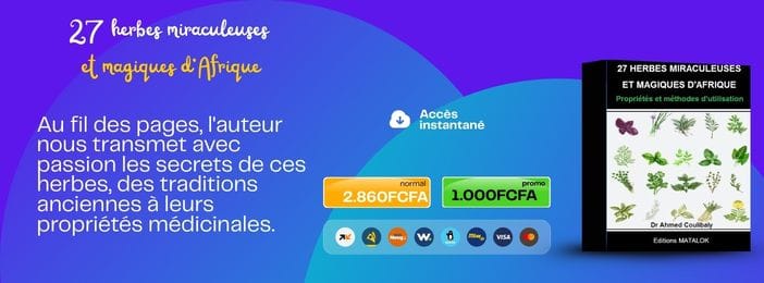 27 HERBES MIRACULEUSES ET MAGIQUES D’AFRIQUE Propriétés et méthodes d'utilisation