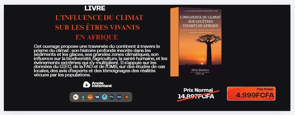 L'INFLUENCE DU CLIMAT SUR LES ÊTRES VIVANTS EN AFRIQUE Idriss Bamkou