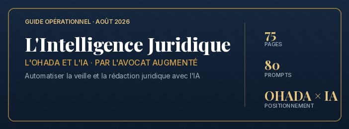 L'intelligence Juridique: L'OHADA et l'IA