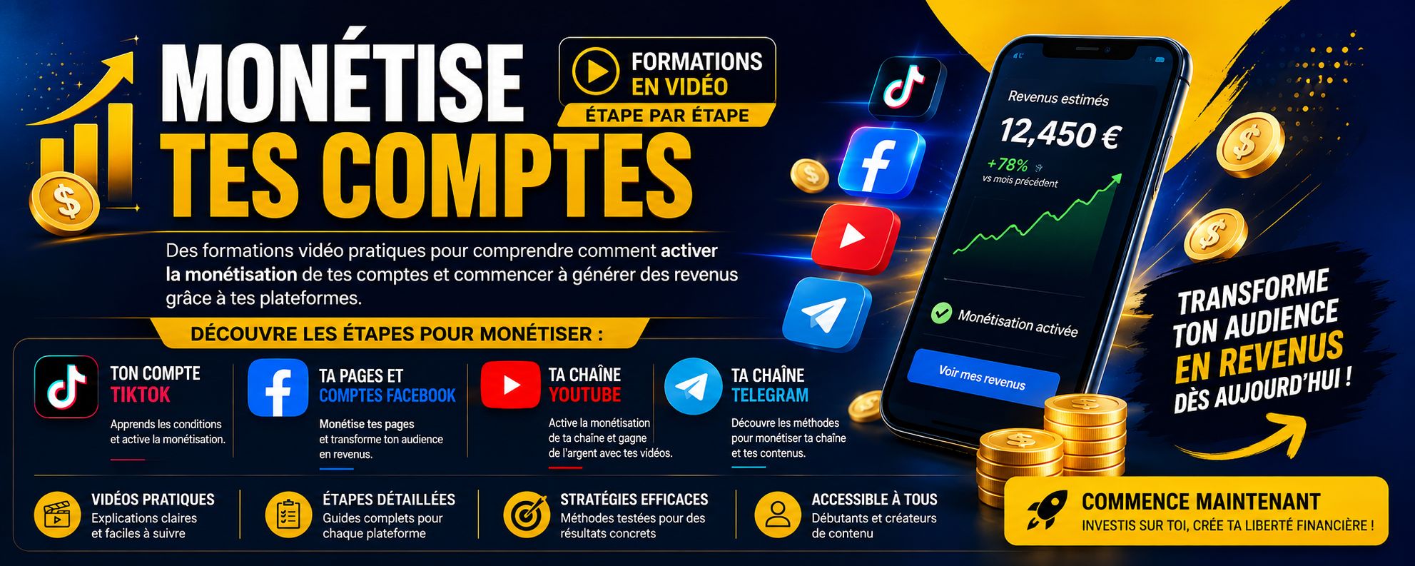 MONÉTISE TES COMPTES