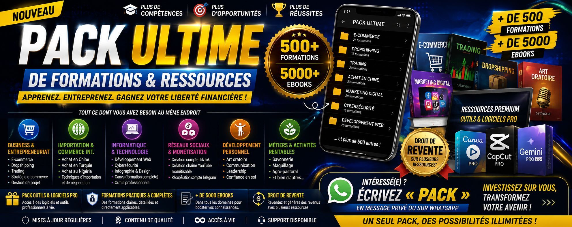 Pack Ultime : Boostez Votre Empire Financier, Sans Limites
