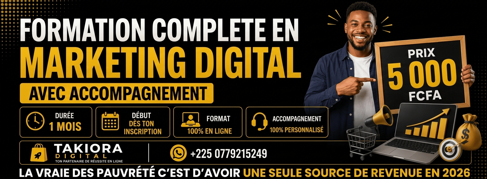 Formation complete: comprendre le marketing digital et développer tes compétences.