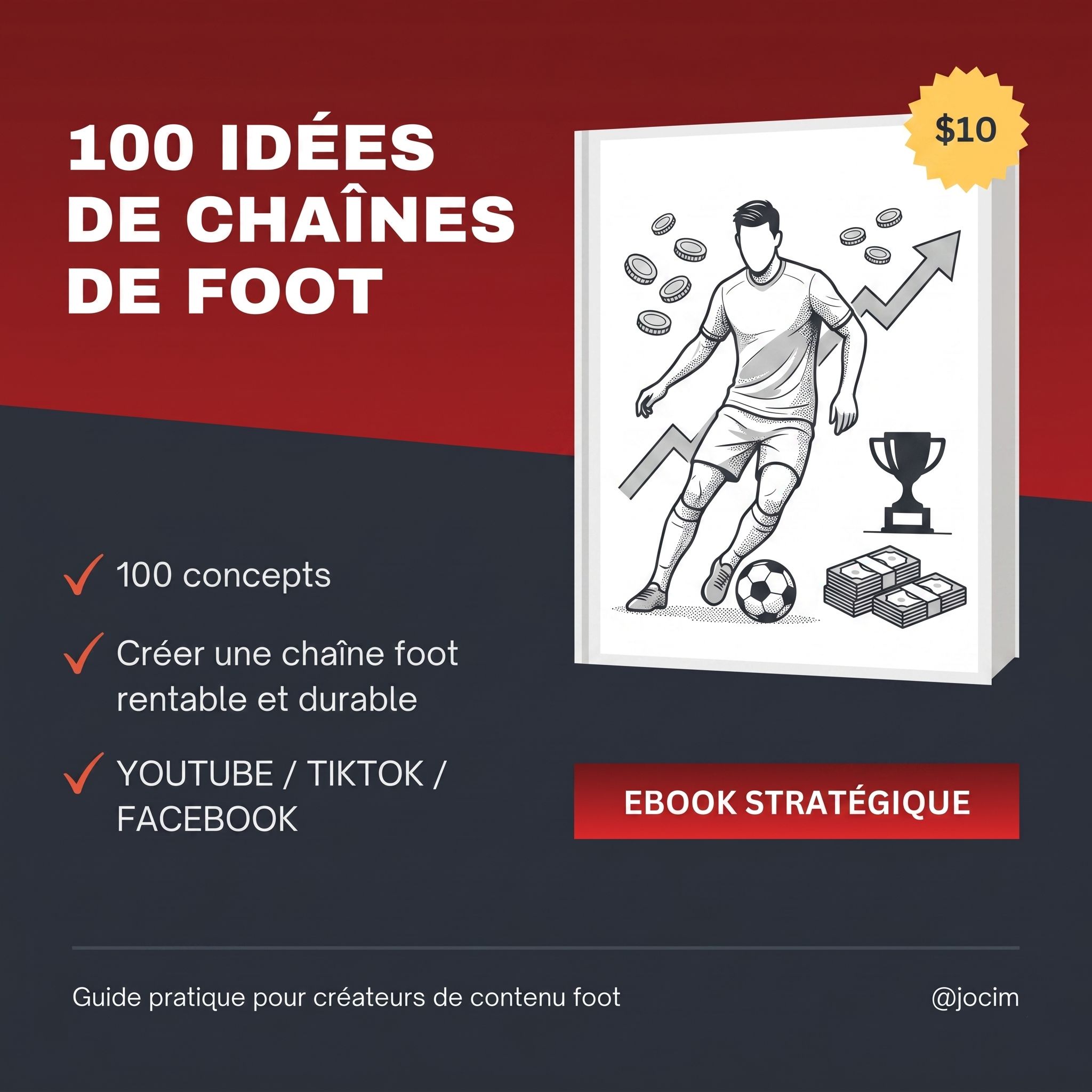 Top 100 idées de chaînes de foot rentables en 2026